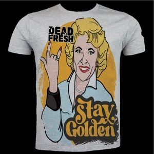 DeadFresh ‘Betty White’ “Stay Golden” tee